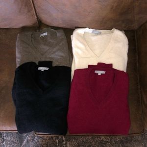 100% cashmere sweaters